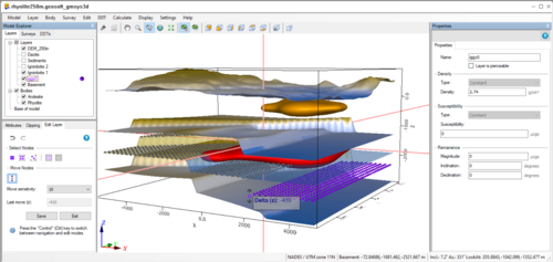 Oasis montaj Workflow - Screenshot